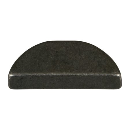 MIDWEST FASTENER Woodruff Key, 5/32 x 5/4 in Key Size, 1010 SAE Number, Steel Zinc, 14 PK 60927